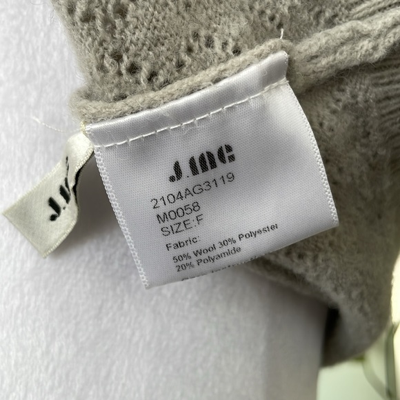 J.ING Grey Short Sleeved Knit Sweater - Picture 4 of 4